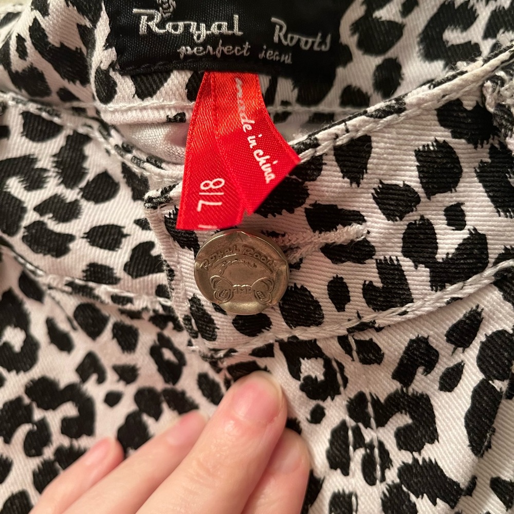 Royal Roots leopard jeans - Picture 3 of 5